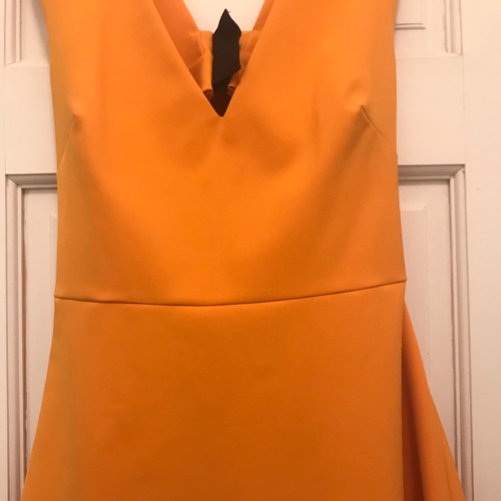 NEW Flattering Orange Zara Dress